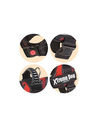 AQ ARNES XTREME DOG CAMO ROJO AQ ARNES XTREME DOG CAMO ROJO