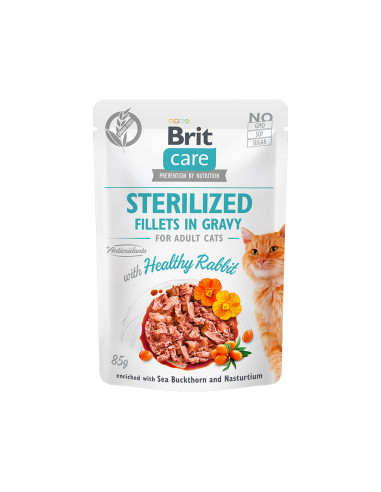 BRIT CARE CAT FILLETS IN GRAVY Stzd...