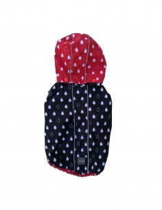 FUZZYARD RAINCOAT - DROPS RED